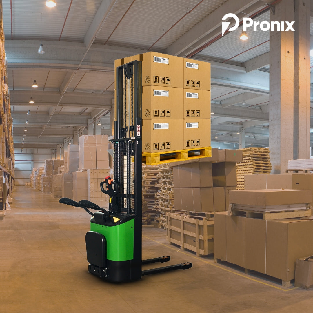 Pronix Fully Electric Stacker 1.5 Ton 1.6m Lifting Height PNXFES-15R