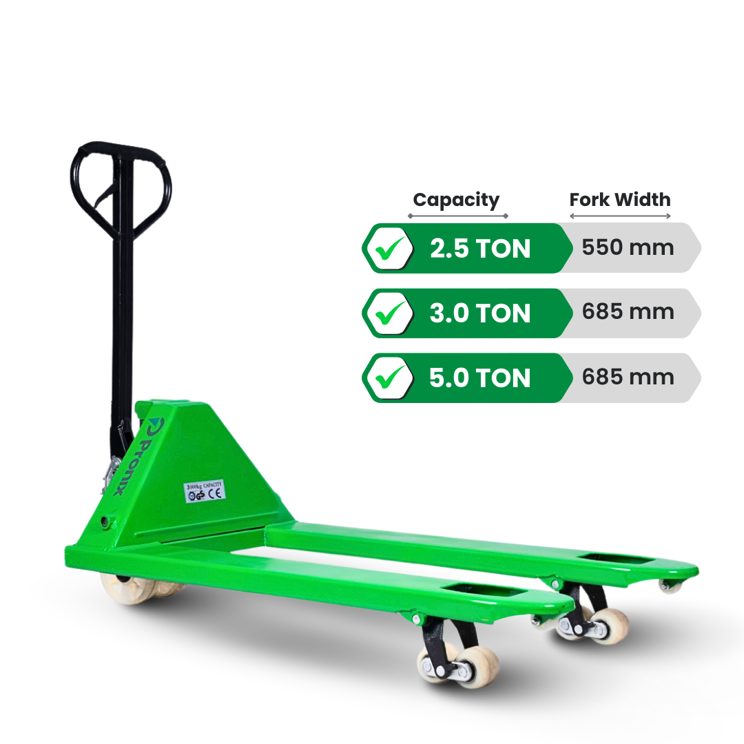 Pronix Hand Pallet Truck 5 Ton With Fork Length 1210x685mm PNXPT-50