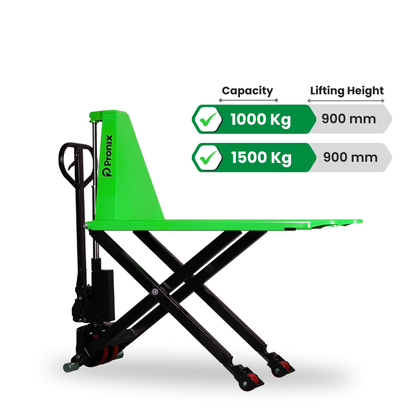 Pronix Scissor Lift Pallet Truck 1.5 Ton With 800mm Lift Height PNXSPT-1510