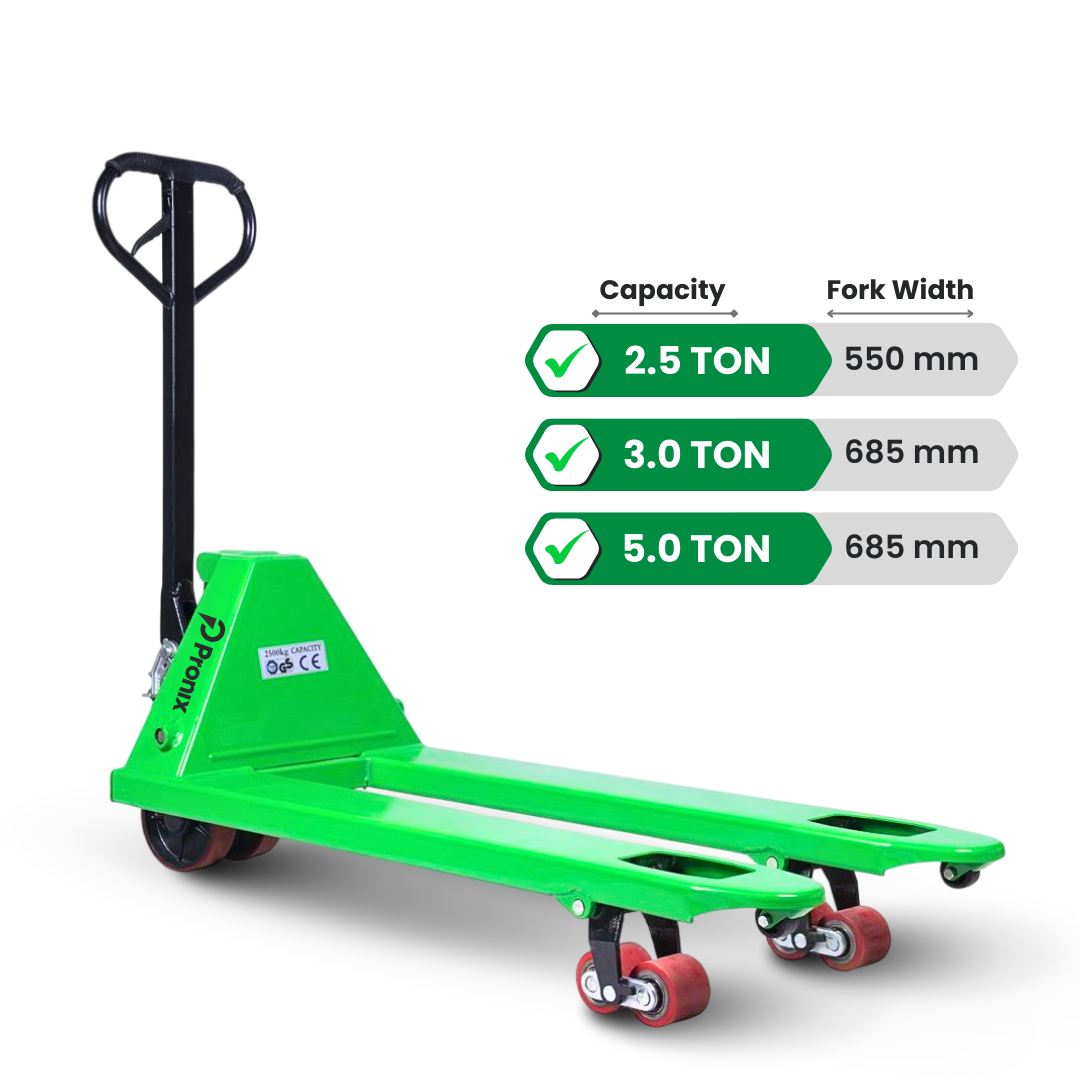 Pronix Hand Pallet Truck 2.5 Ton With Fork Length 1150x550mm PNXPT-25