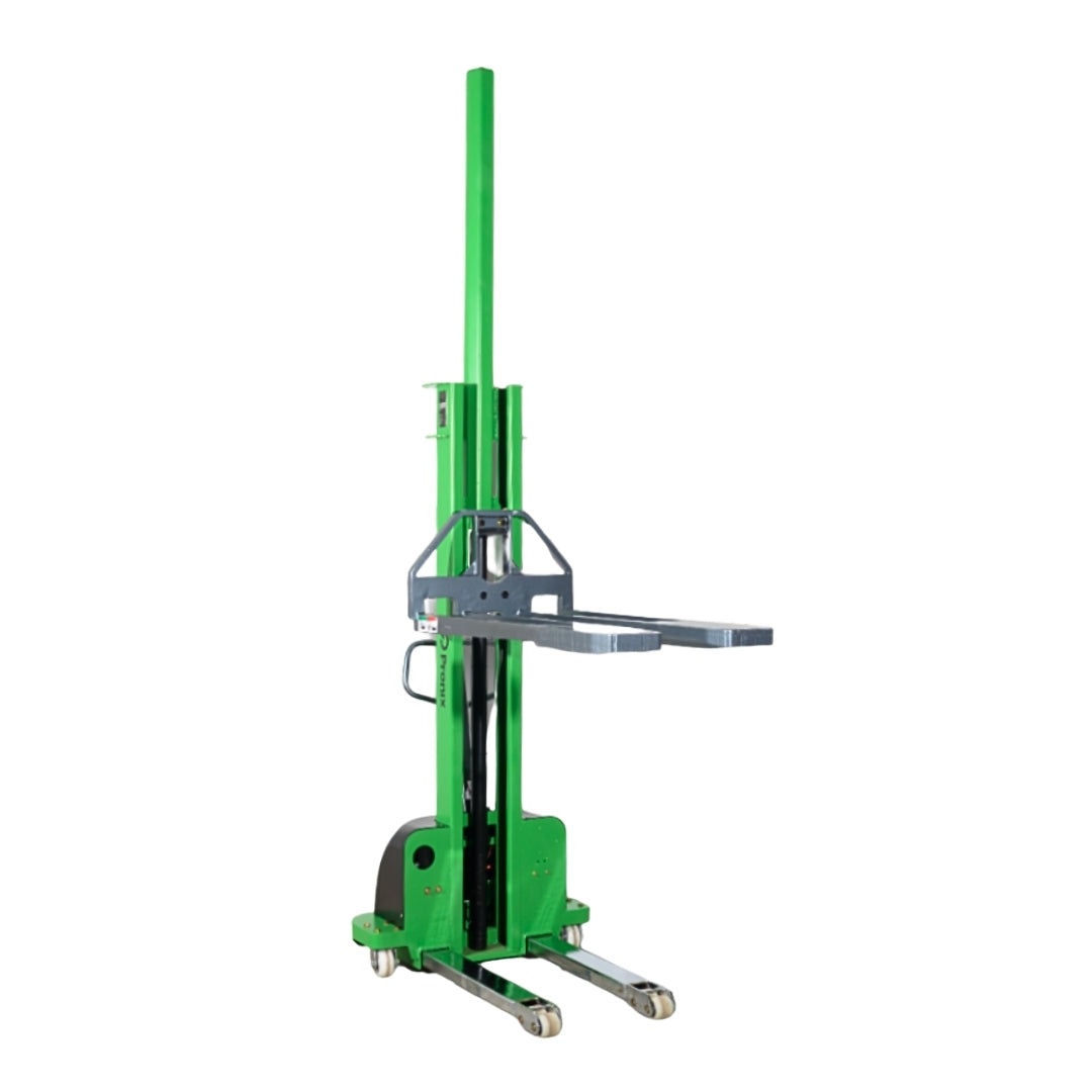 Self Loading All-in-One Stacker Semi-Electric Lifting Capacity 1000Kg, 1.6m Lifting Height PNXSESLS-1016 - Pronix