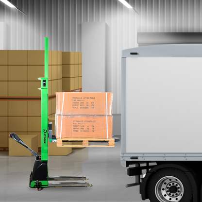 Self Loading All-in-One Stacker Fully Electric Lifting Capacity 500Kg, 1.6m Lifting Height PNXFESLS-0516 - Pronix