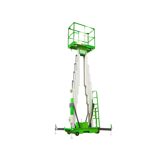 Pronix Aluminium Alloy Vertical Double Mast Lift 220Kg Capacity 12m Lifting Height PNXAALDM-1222
