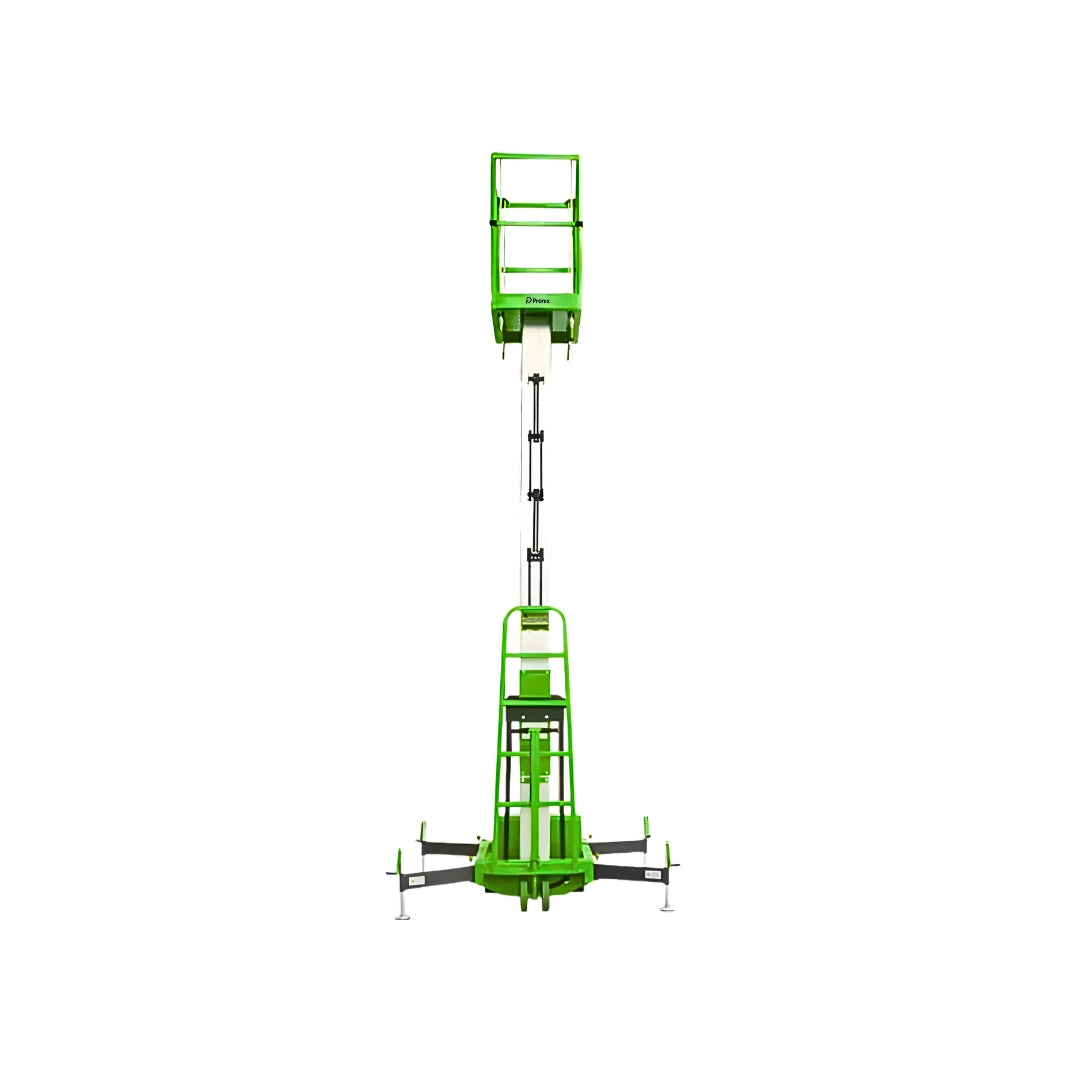 Pronix Aluminium Alloy Vertical Double Mast Lift 200Kg Capacity 8m Lifting Height PNXAALDM-0820