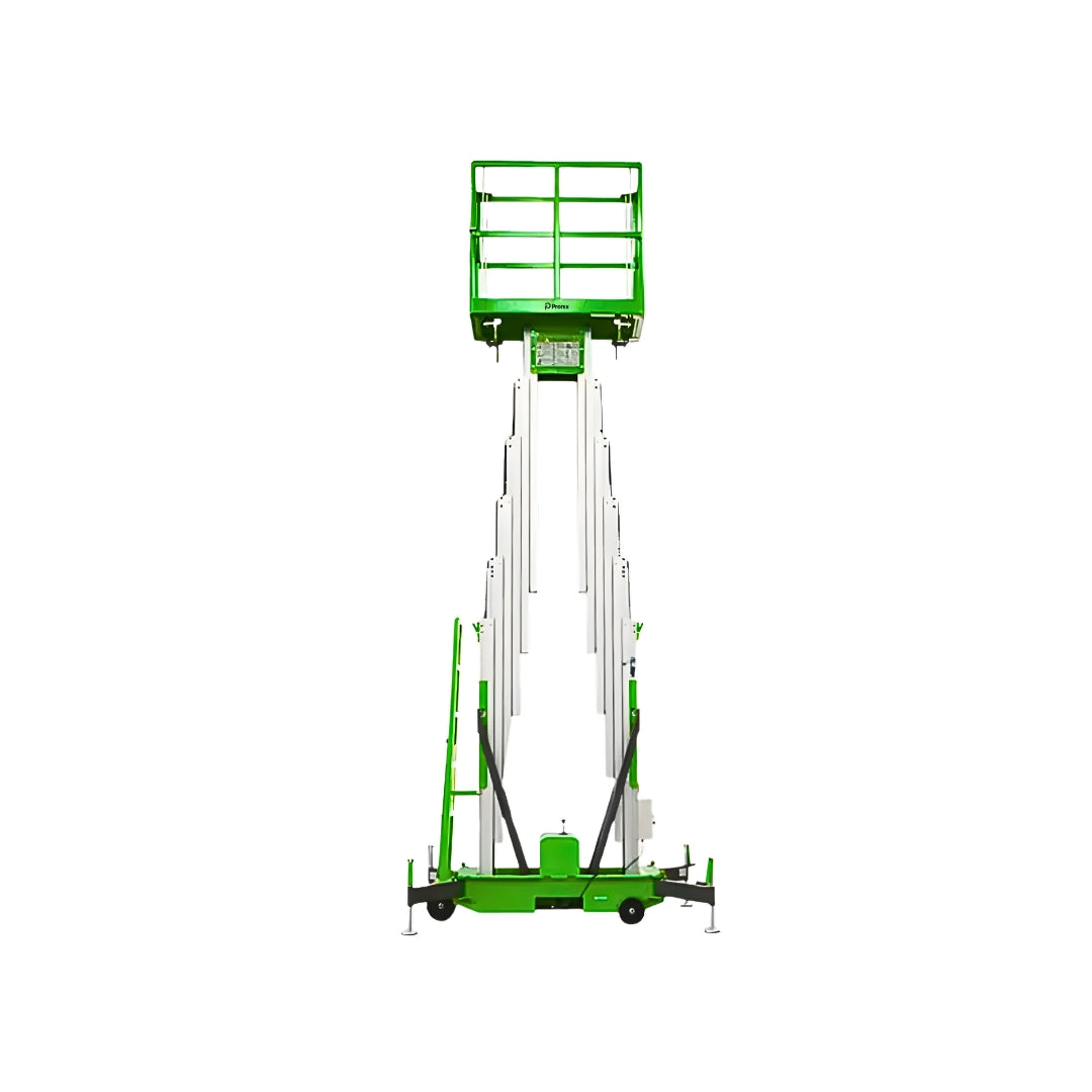 Pronix Aluminium Alloy Vertical Double Mast Lift 200Kg Capacity 8m Lifting Height PNXAALDM-0820