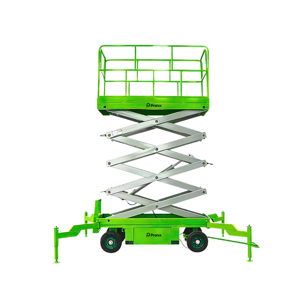 Pronix Mobile Scissor Lift Platform 500Kg Capacity 12m Lifting Height PNXMSLP-1250
