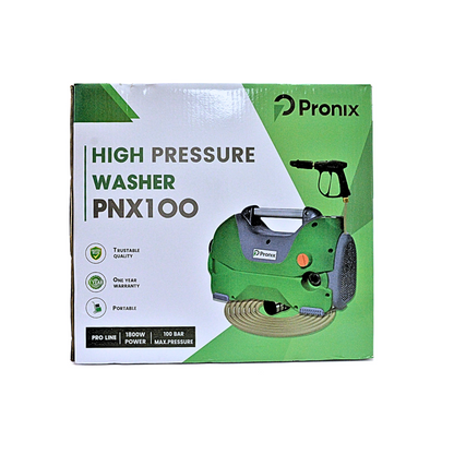 Pronix Portable Pressure Car Washer with 1 Year Warranty Less Water Usage 1800W PNX100