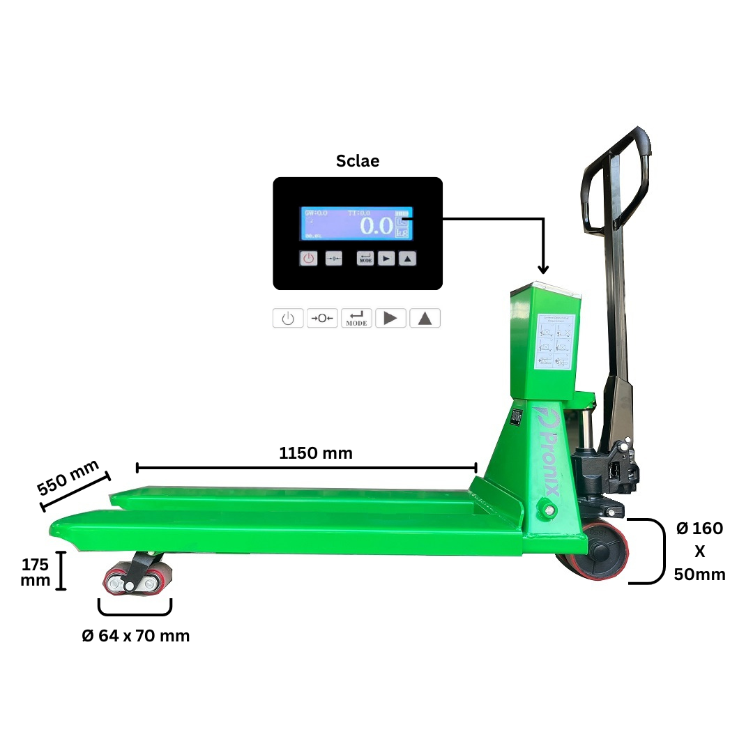 Pronix Weighing Scale Pallet Truck 2.5 Ton PNXPT-25WS