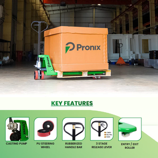 Pronix Hand Pallet Truck 2.5 Ton With Fork Length 1150x550mm PNXPT-25 ...