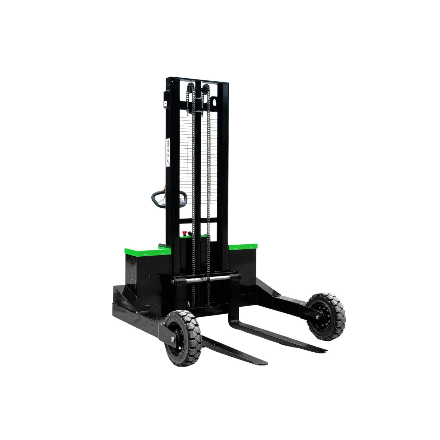 Pronix Rough Terrain Electric Stacker 1.5 Ton Capacity, 1.6m Lifting Height PNXRTES-1516