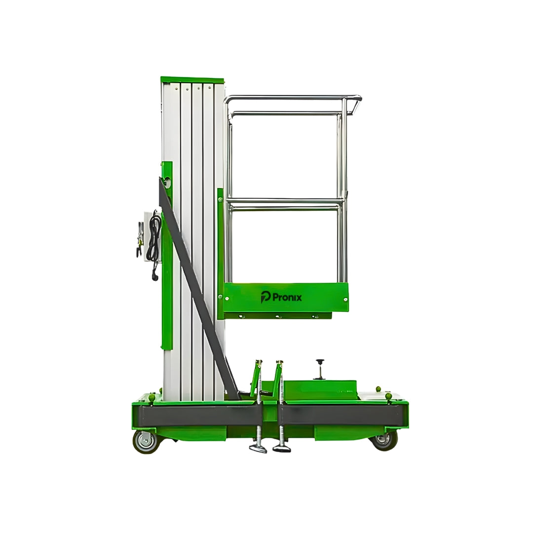 Pronix Aluminium Alloy Vertical Single Mast Lift 150Kg Capacity 6m Lifting Height PNXAALSM-0615