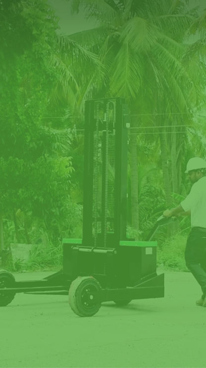 Pronix Rough Terrain Electric Stacker 1.5 Ton Capacity, 1.6m Lifting Height PNXRTES-1516