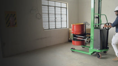 Pronix Semi-Electric Drum Stacker 350Kg with 1.6m Lifting Height PNXSEDS-35016
